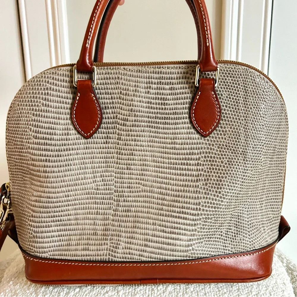 dooney & bourke zip top satchel - Picture 3 of 12